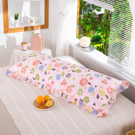 91家纺网 家纺一手货源 找家纺 喜相逢家纺 2024新款 D17-全棉夹棉双人枕套