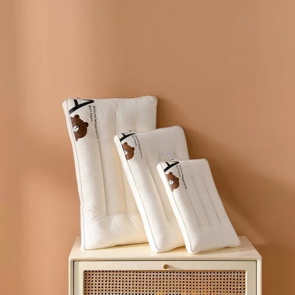 91家纺网 家纺一手货源 找家纺 全棉小熊枕枕头亲子款枕芯