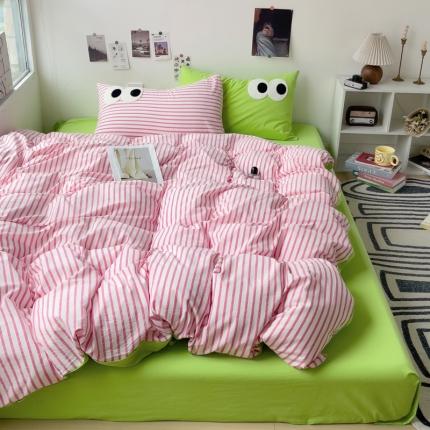 91家纺网 家纺一手货源 找家纺 坚果摄影 多巴胺小清新风 家纺套件样片