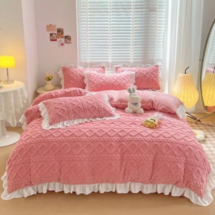 91家纺网 家纺一手货源 找家纺 坚果摄影 小清新 绒类套件样片