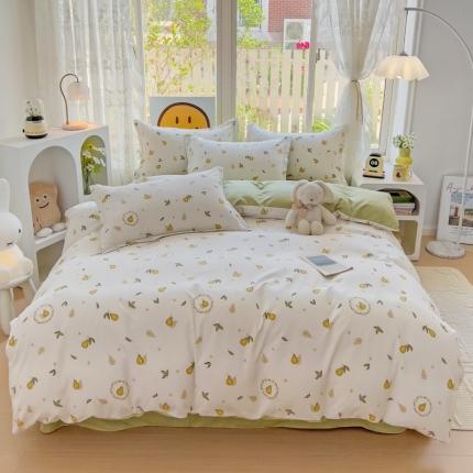 91家纺网 家纺一手货源 找家纺 坚果摄影 小碎花清新风 家纺套件样片