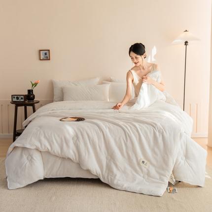 心悦 2023新款A类原棉华夫格立体边二合一拉链款字母被