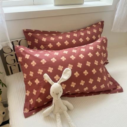 91家纺网 家纺一手货源 找家纺 百寐 2023新款13372全棉印花信封枕套加大宜家大枕芯保护套 星晴