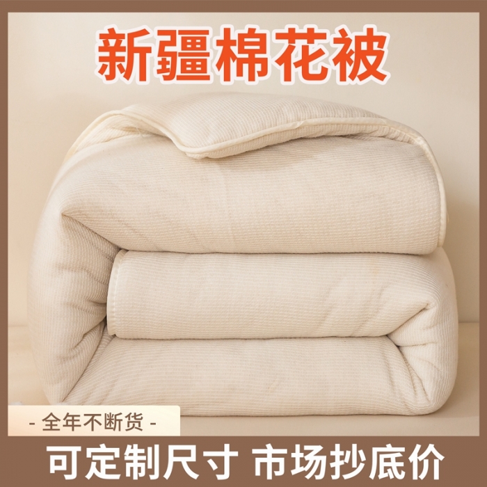91家纺网 家纺一手货源 找家纺 (总) 居易简 2025新款渔纱网新疆棉花被子被芯