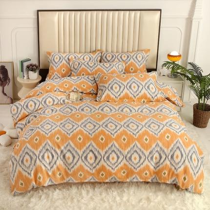 91家纺网 家纺一手货源 找家纺 （总）金纱玉纺家纺 2024新款加厚AB版四件套