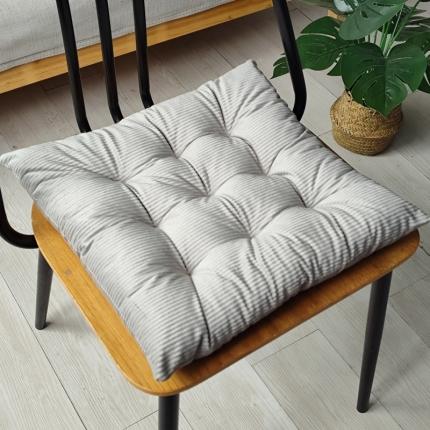 91家纺网 家纺一手货源 找家纺 方款条绒绑带坐垫灯芯绒椅子垫沙发垫定制屁垫