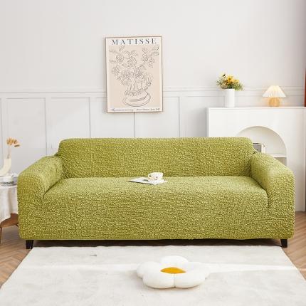 91家纺网 家纺一手货源 找家纺 （总）丝绮鹿 2023新款日式皱皱布沙发套三人图