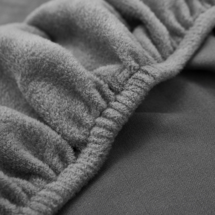 91家纺网 家纺一手货源 找家纺 丝绮鹿 2023新款毛绒纯色沙发套贵妃位图 灰色-毛绒款