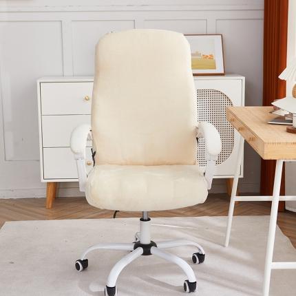 91家纺网 家纺一手货源 找家纺 （总）丝绮鹿 2023新款毛绒纯色椅套拉链款