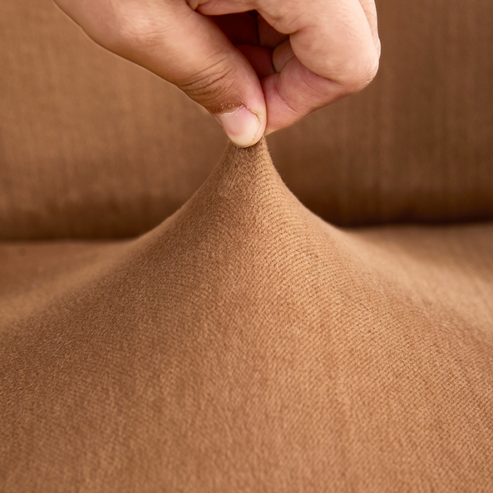 91家纺网 家纺一手货源 找家纺 （总）丝绮鹿 2023新款毛绒纯色椅套拉链款