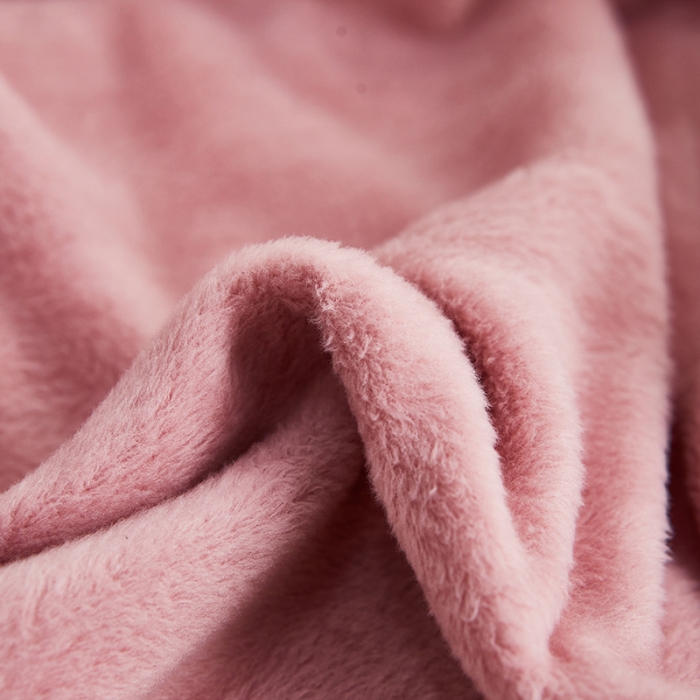 91家纺网 家纺一手货源 找家纺 丝绮鹿 2023新款毛绒纯色椅套拉链款 粉色