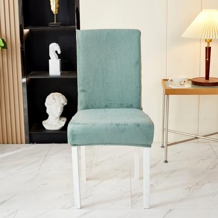 91家纺网 家纺一手货源 找家纺 （总）丝绮鹿 2023新款毛绒纯色椅子套（松紧款）