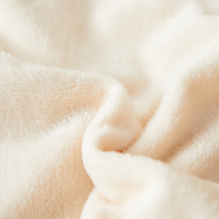 91家纺网 家纺一手货源 找家纺 丝绮鹿 2023新款毛绒纯色椅子套（松紧款） 米白