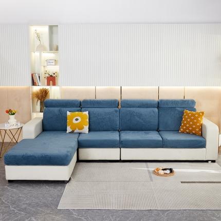 91家纺网 家纺一手货源 找家纺 （总）丝绮鹿 2023新款毛绒纯色毛绒坐垫套