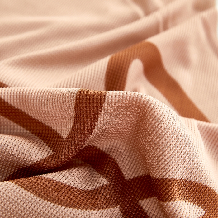 91家纺网 家纺一手货源 找家纺 丝绮鹿 2023新款针织柔肤格沙发床套裙边款 简爱-杏色