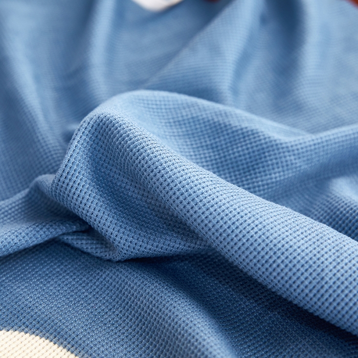 91家纺网 家纺一手货源 找家纺 丝绮鹿2023针织柔肤格贵妃沙发套松紧款 买一个沙发套默认送一个抱枕套 简爱-蓝色