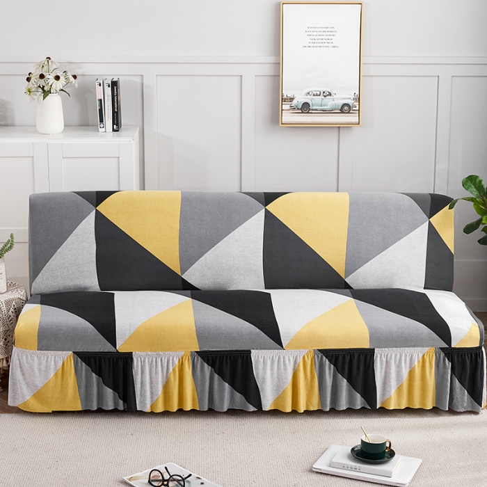 91家纺网 家纺一手货源 找家纺 丝绮鹿 2023新款牛奶丝沙发床套（裙边款） 潮流