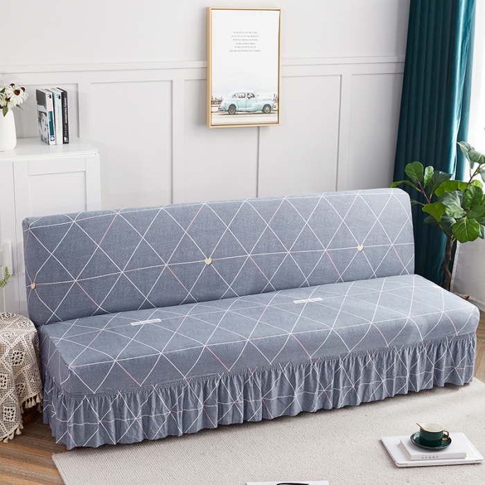 91家纺网 家纺一手货源 找家纺 丝绮鹿 2023新款牛奶丝沙发床套（裙边款） 情书