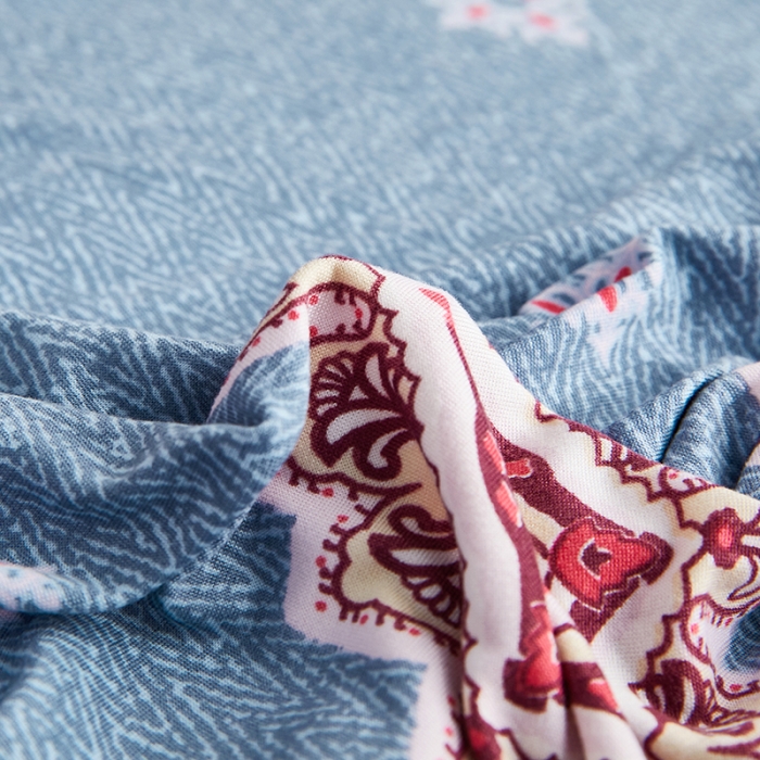 91家纺网 家纺一手货源 找家纺 丝绮鹿 2023新款牛奶丝沙发床套（裙边款） 岁月静好