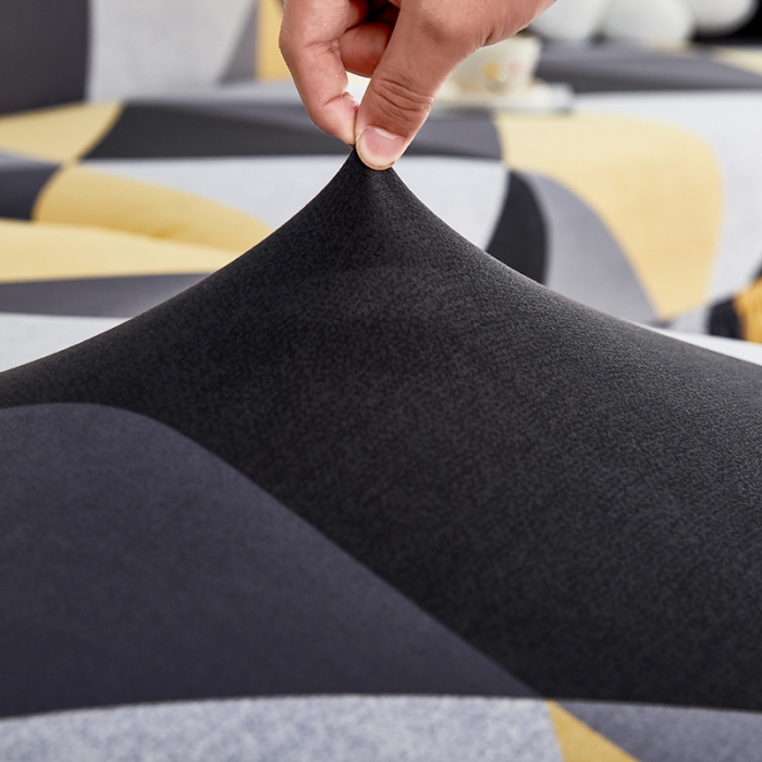 91家纺网 家纺一手货源 找家纺 丝绮鹿 2023新款牛奶丝沙发套贵妃图（裙边款） 潮流