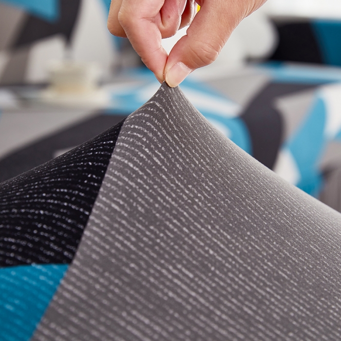 91家纺网 家纺一手货源 找家纺 丝绮鹿 2023新款牛奶丝沙发套贵妃图（裙边款） 时光隧道