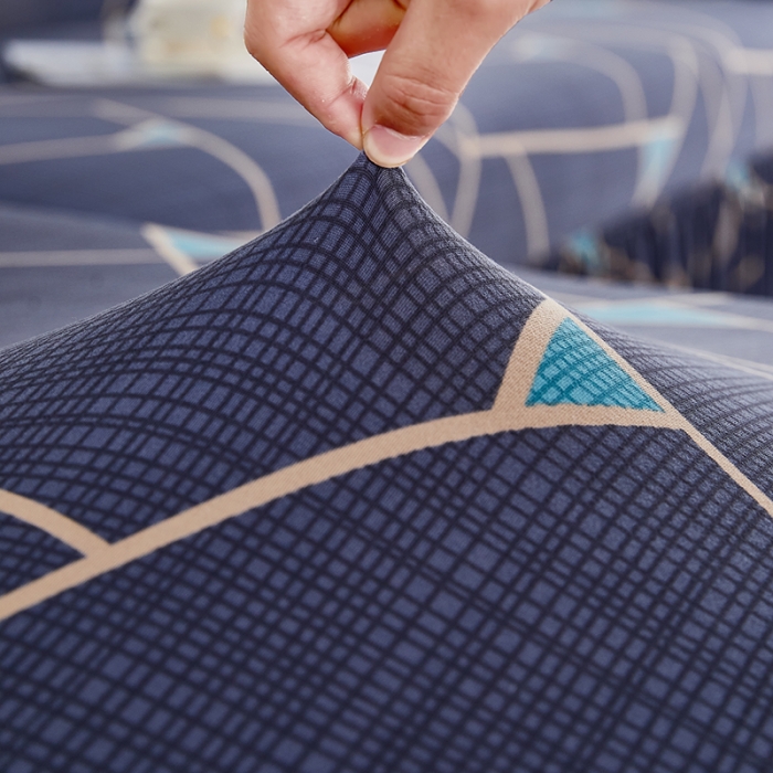 91家纺网 家纺一手货源 找家纺 丝绮鹿 2023新款牛奶丝沙发套贵妃图（裙边款） 时尚空间