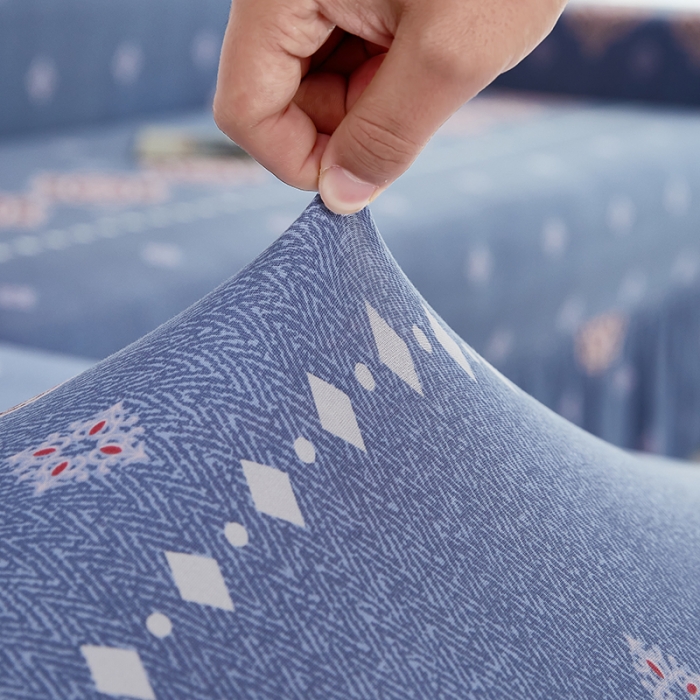 91家纺网 家纺一手货源 找家纺 丝绮鹿 2023新款牛奶丝沙发套贵妃图（裙边款） 岁月静好