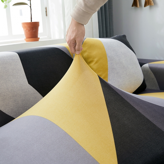 91家纺网 家纺一手货源 找家纺 丝绮鹿 2023新款牛奶丝沙发套贵妃图（松紧款） 潮流