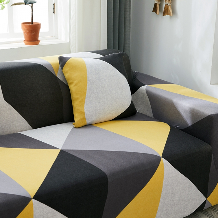 91家纺网 家纺一手货源 找家纺 丝绮鹿 2023新款牛奶丝沙发套贵妃图（松紧款） 潮流