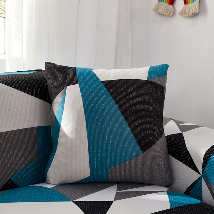 91家纺网 家纺一手货源 找家纺 丝绮鹿 2023新款牛奶丝沙发套贵妃图（松紧款） 时光隧道