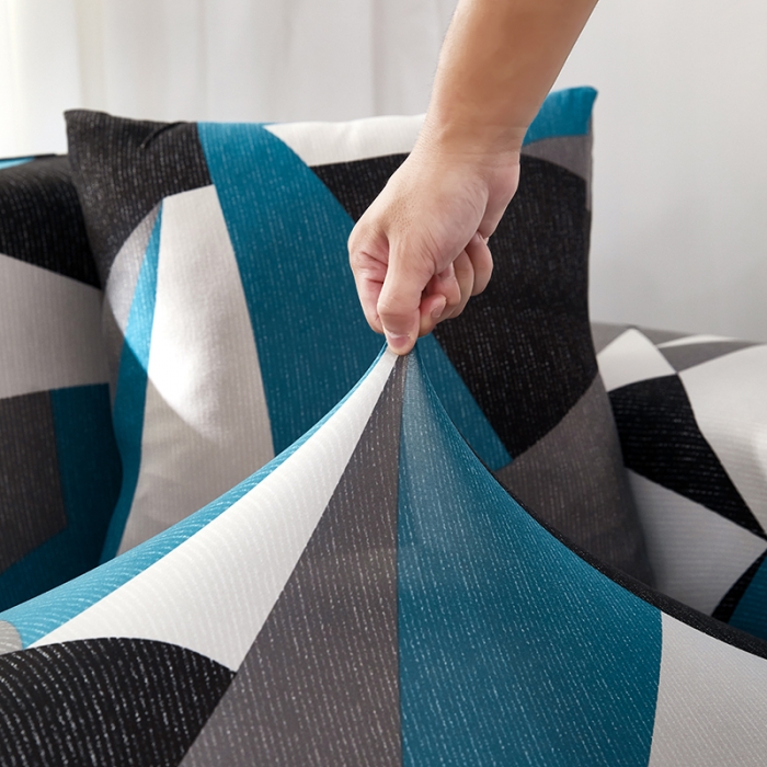 91家纺网 家纺一手货源 找家纺 丝绮鹿 2023新款牛奶丝沙发套贵妃图（松紧款） 时光隧道