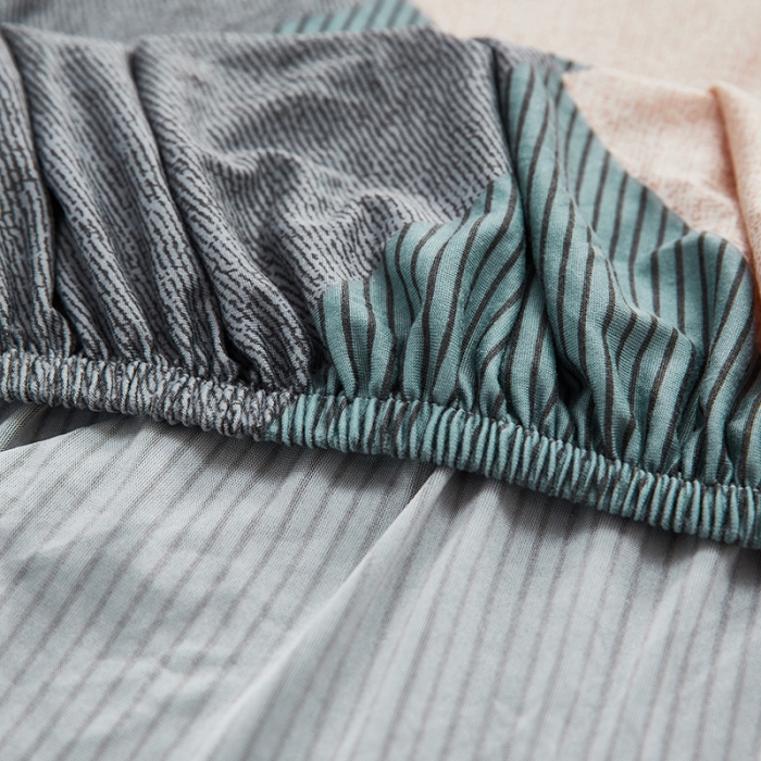 91家纺网 家纺一手货源 找家纺 丝绮鹿 2023新款牛奶丝沙发套贵妃图（松紧款） 现代绅士