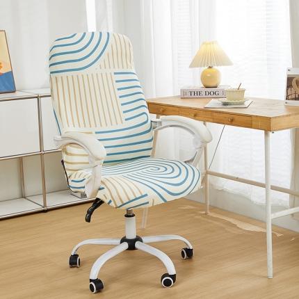 91家纺网 家纺一手货源 找家纺 （总）丝绮鹿 2023新款柔肤格拉链椅套