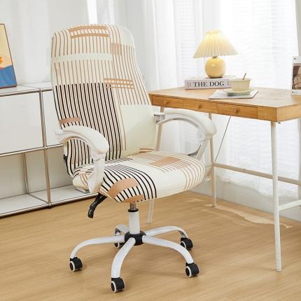 91家纺网 家纺一手货源 找家纺 （总）丝绮鹿 2023新款柔肤格拉链椅套