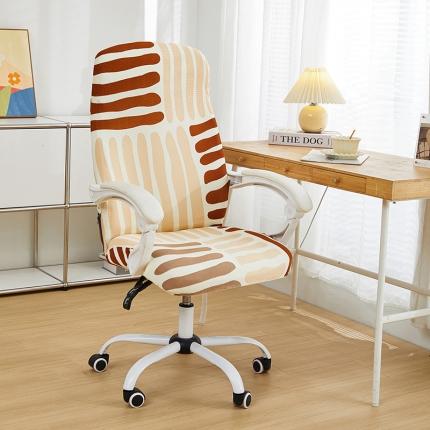 91家纺网 家纺一手货源 找家纺 （总）丝绮鹿 2023新款柔肤格拉链椅套