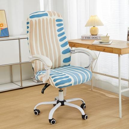 91家纺网 家纺一手货源 找家纺 （总）丝绮鹿 2023新款柔肤格拉链椅套