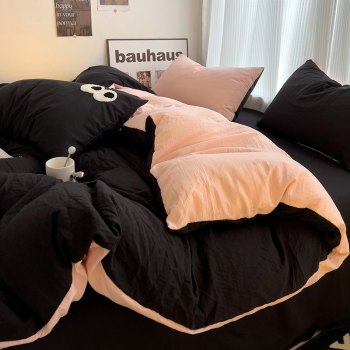 91家纺网 家纺一手货源 找家纺 (总)  优色良品 2023新款大眼毛巾绣系列四件套