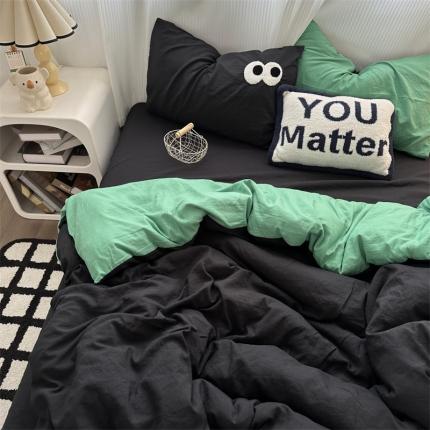 91家纺网 家纺一手货源 找家纺 (总) 优色良品 2023新款大眼毛巾绣系列四件套