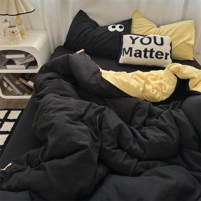 91家纺网 家纺一手货源 找家纺 (总) 优色良品 2023新款大眼毛巾绣系列四件套