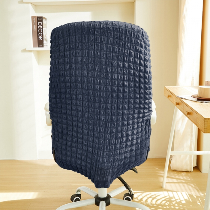 91家纺网 家纺一手货源 找家纺 丝绮鹿 2023新款爆米花拉链款椅子套 碳灰