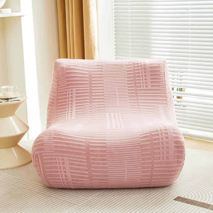 91家纺网 家纺一手货源 找家纺 丝绮鹿 2023新款懒人毛毛虫沙发套套（幸福） 幸福-脂粉