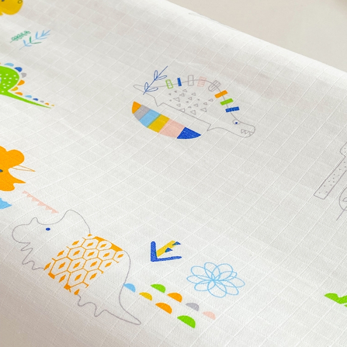 91家纺网 家纺一手货源 找家纺 萌番宝 2023新款纱布儿童乳胶枕恐龙园