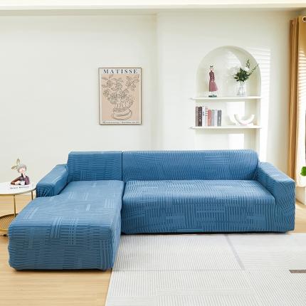 91家纺网 家纺一手货源 找家纺 （总）丝绮鹿 2023新款提花绒沙发套贵妃沙发套（幸福）