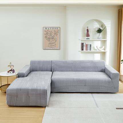 91家纺网 家纺一手货源 找家纺 （总）丝绮鹿 2023新款提花绒沙发套贵妃沙发套（幸福）