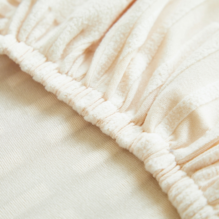 91家纺网 家纺一手货源 找家纺 丝绮鹿 2023新款提花绒椅子套松紧款（幸福） 幸福-茶白