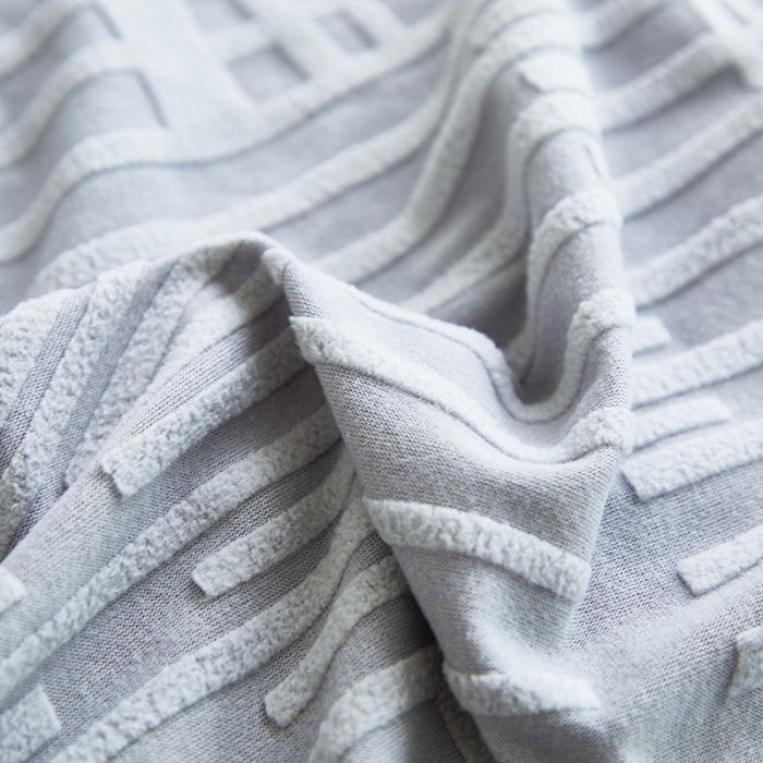 91家纺网 家纺一手货源 找家纺 丝绮鹿 2023新款提花绒椅子套松紧款（幸福） 幸福-云灰