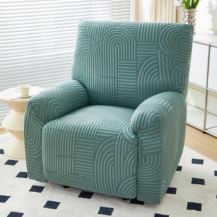 91家纺网 家纺一手货源 找家纺 （总）丝绮鹿 2023新款提花绒芝华士沙发套（圆满）