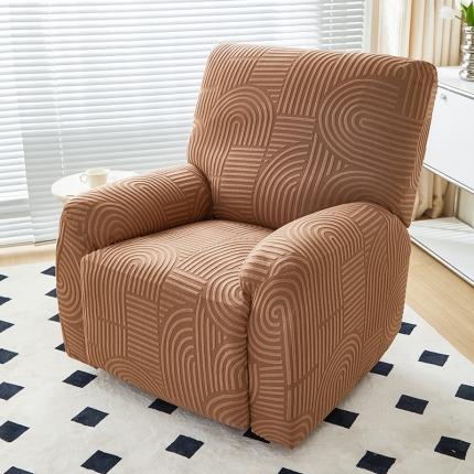 91家纺网 家纺一手货源 找家纺 （总）丝绮鹿 2023新款提花绒芝华士沙发套（圆满）