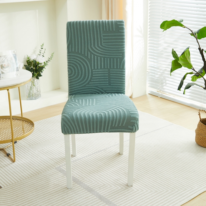 91家纺网 家纺一手货源 找家纺 丝绮鹿 2023新款椅子套松紧款（圆满） 圆满-清雅绿