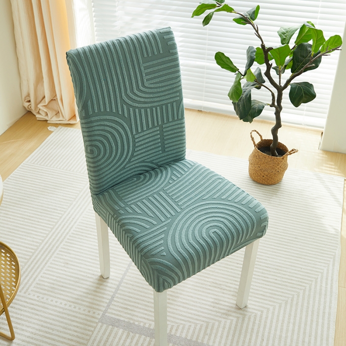 91家纺网 家纺一手货源 找家纺 丝绮鹿 2023新款椅子套松紧款（圆满） 圆满-清雅绿